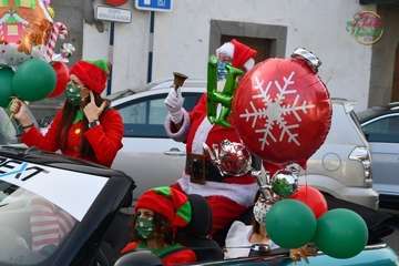 La caravana de Papá Noel inunda Telde de magia y alegría/Francisco Javier Santana.